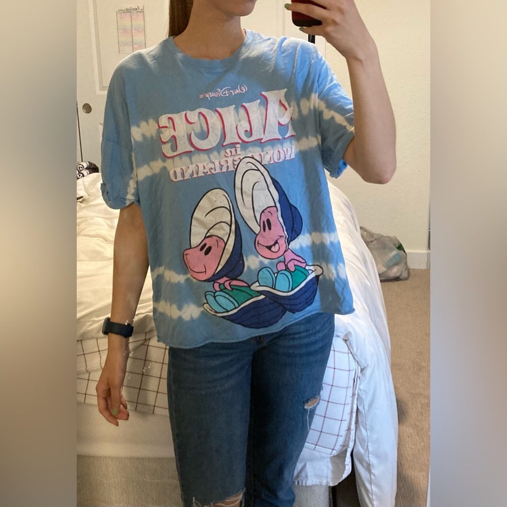 Alice in Wonderland oversized T